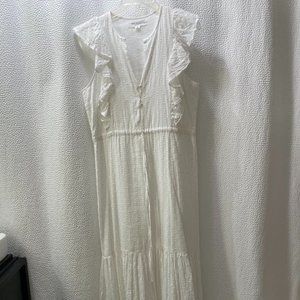 Tiered, Linen Summer Dress